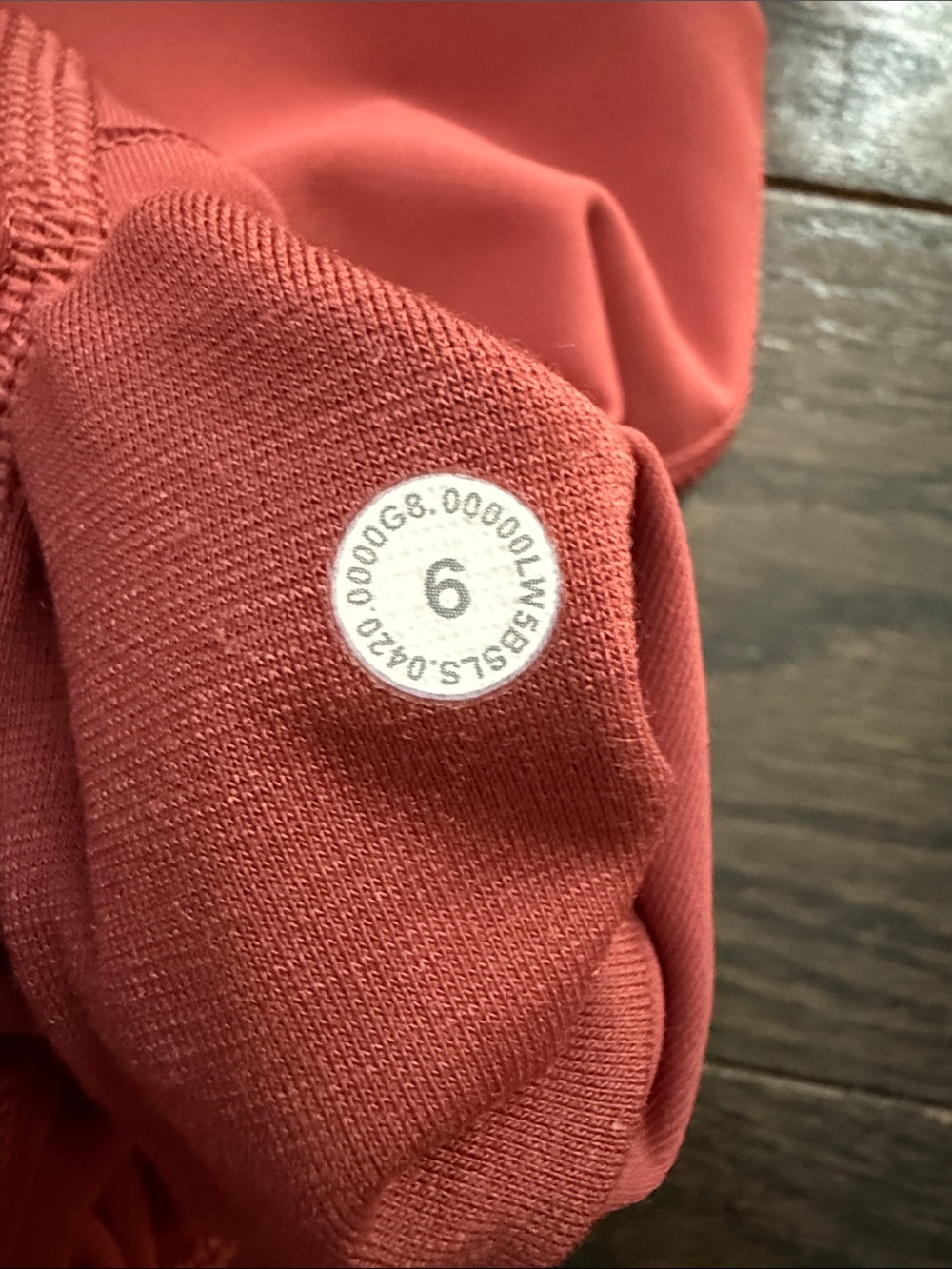 High-Waist Lululemon Muted Coral Leggings - Picture 3 of 4